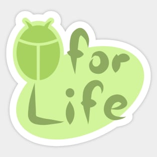 Bug Types for Life Sticker